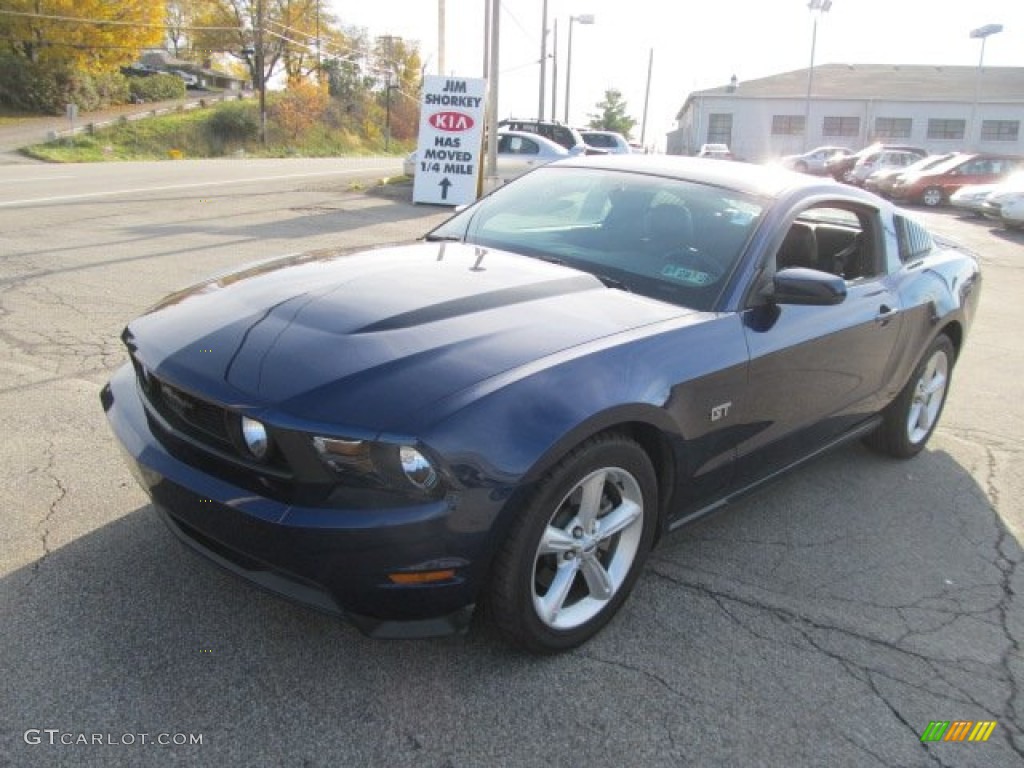 2010 Mustang GT Premium Coupe - Kona Blue Metallic / Charcoal Black/Grabber Blue photo #6