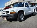 2003 Bright White Dodge Dakota SXT Regular Cab  photo #2