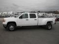 Summit White 2012 GMC Sierra 3500HD Crew Cab 4x4 Dually Exterior