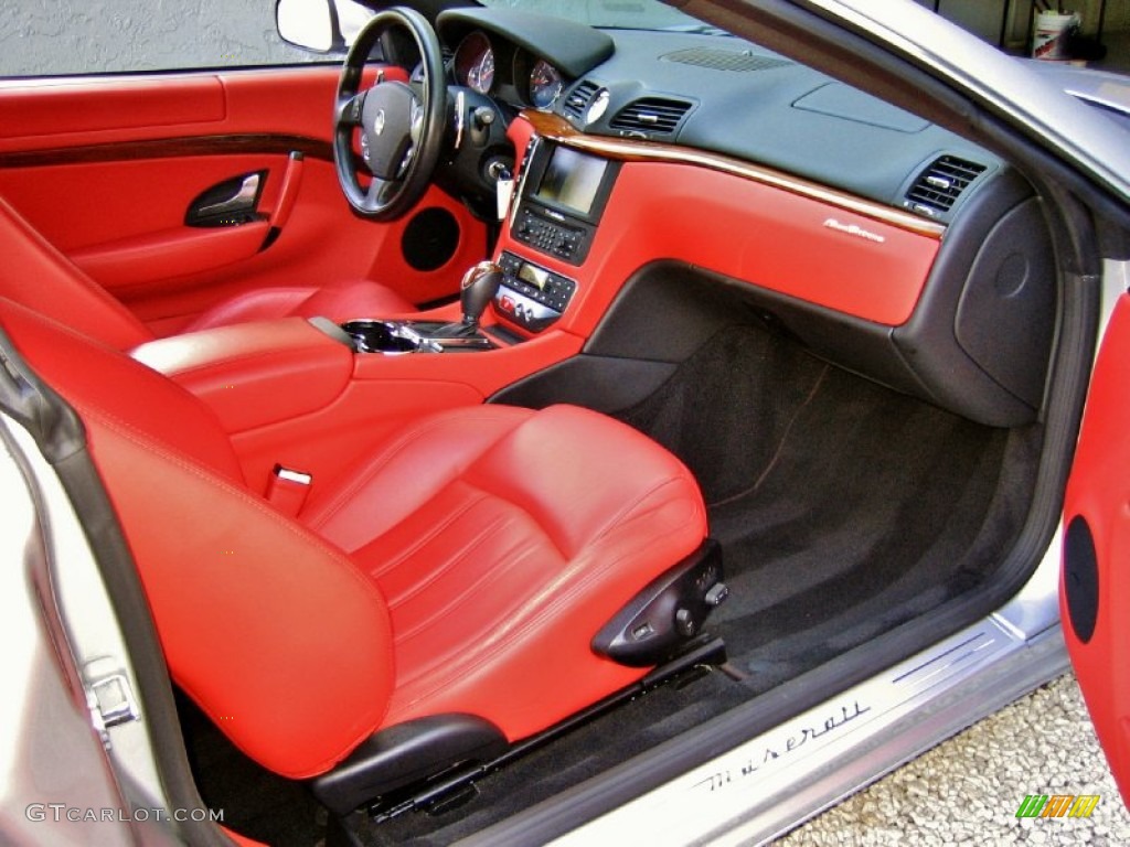 Rosso Corallo (Red) Interior 2008 Maserati GranTurismo Standard GranTurismo Model Photo #56021639