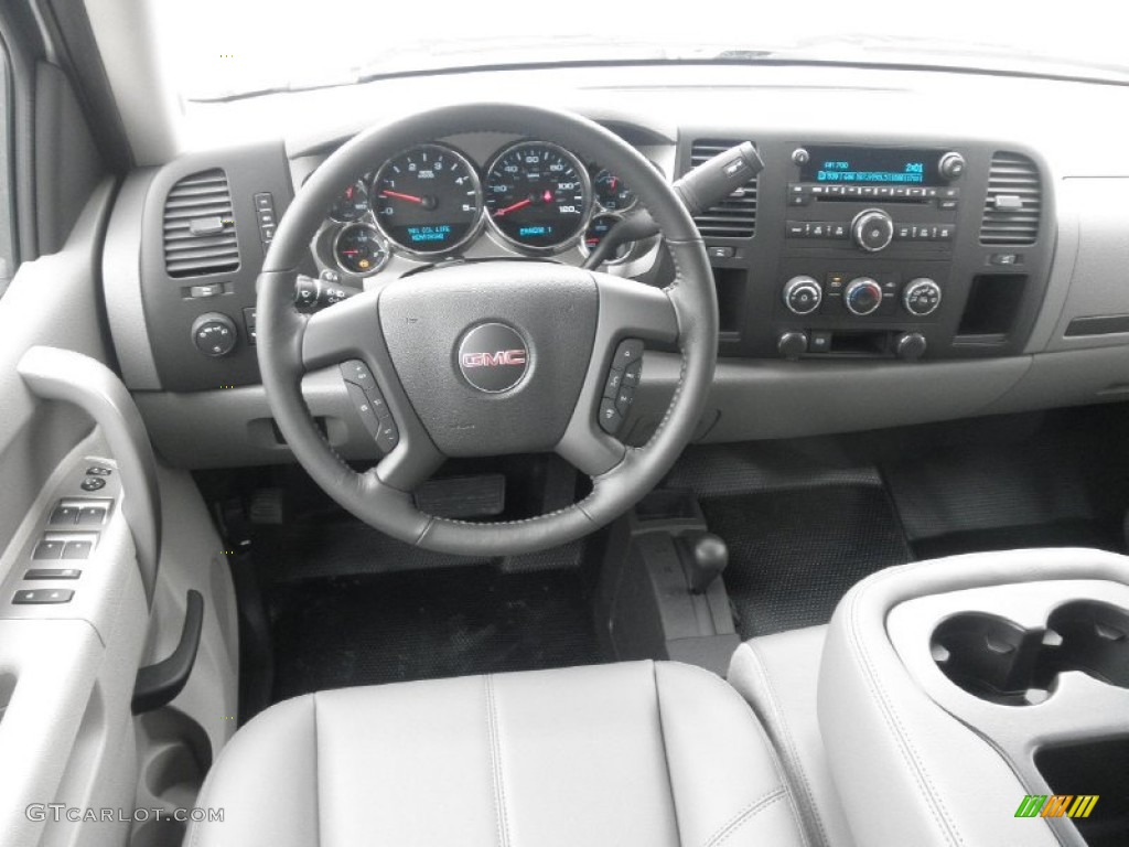 2012 GMC Sierra 3500HD Crew Cab 4x4 Dually Dark Titanium Dashboard Photo #56021669