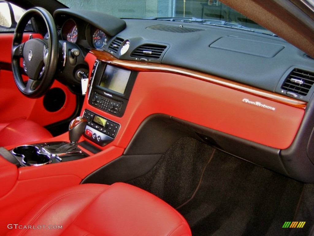 2008 Maserati GranTurismo Standard GranTurismo Model Rosso Corallo (Red) Dashboard Photo #56021681