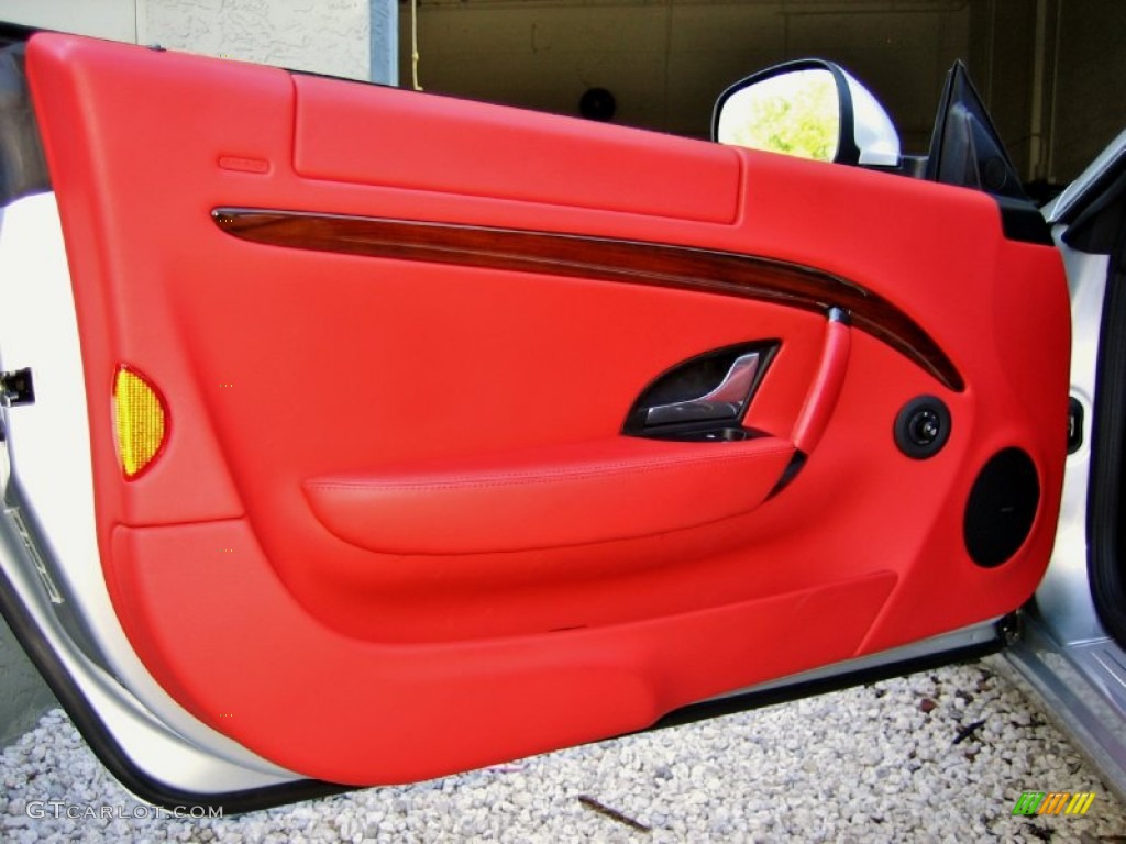 2008 Maserati GranTurismo Standard GranTurismo Model Rosso Corallo (Red) Door Panel Photo #56021771