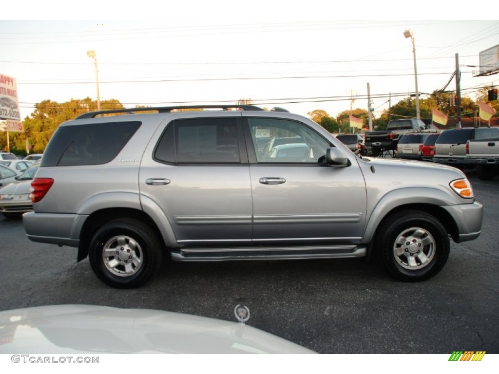 2001 Sequoia Limited - Silver Sky Metallic / Charcoal photo #3