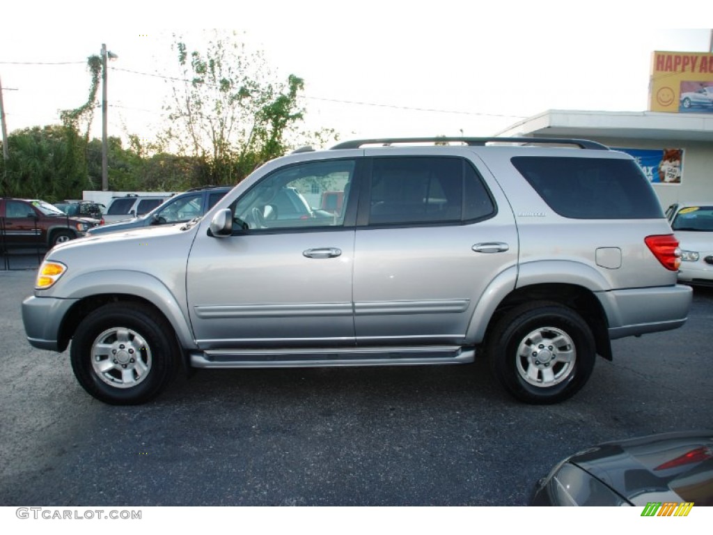 2001 Sequoia Limited - Silver Sky Metallic / Charcoal photo #4