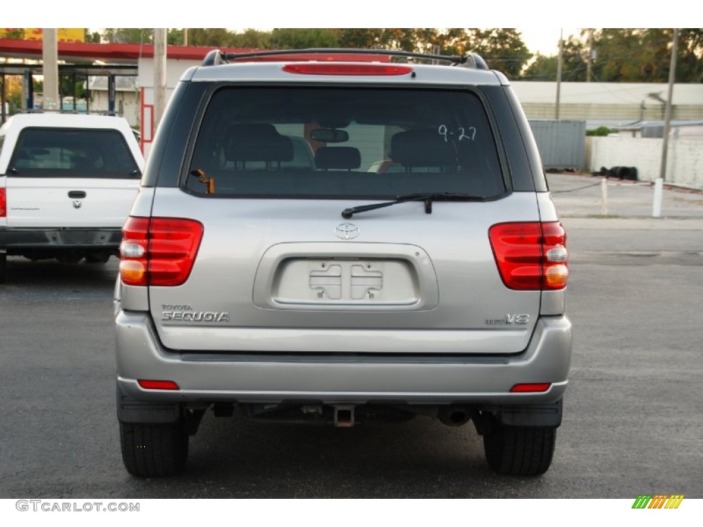 2001 Sequoia Limited - Silver Sky Metallic / Charcoal photo #13