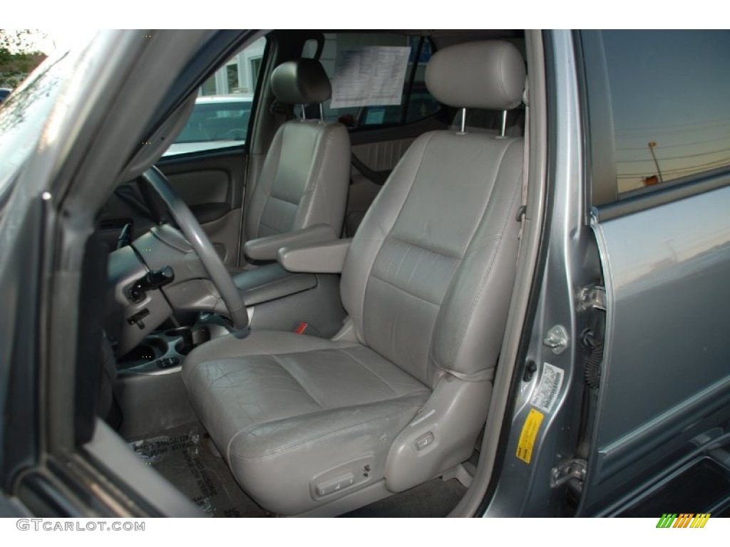 2001 Sequoia Limited - Silver Sky Metallic / Charcoal photo #14