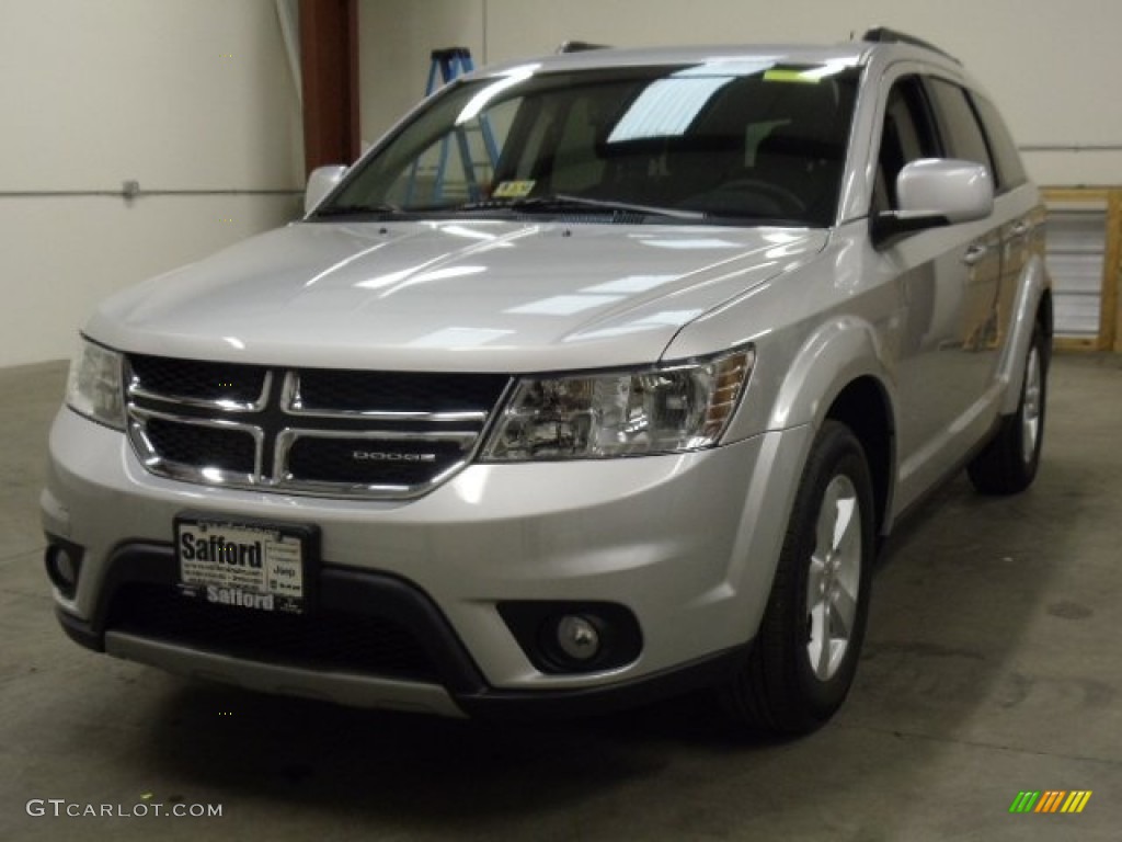 2012 Journey SXT - Bright Silver Metallic / Black photo #1