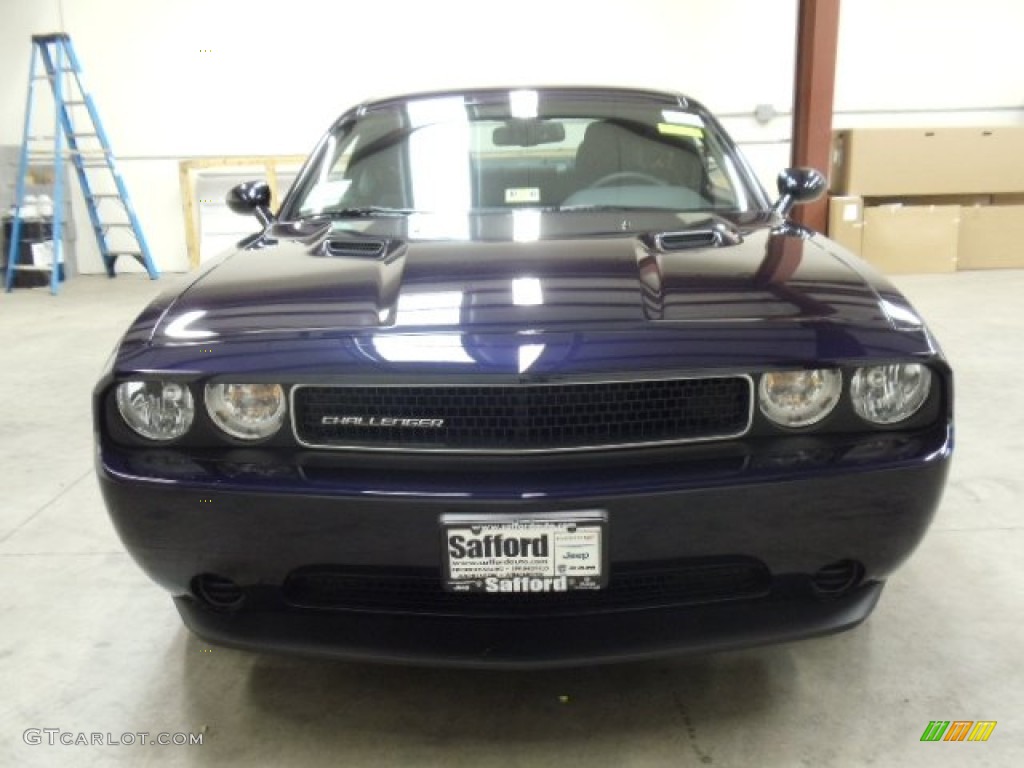 2012 Challenger SXT - Blackberry Pearl / Dark Slate Gray photo #8