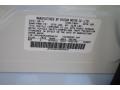  2012 G 25 Journey Sedan Moonlight White Color Code QAA