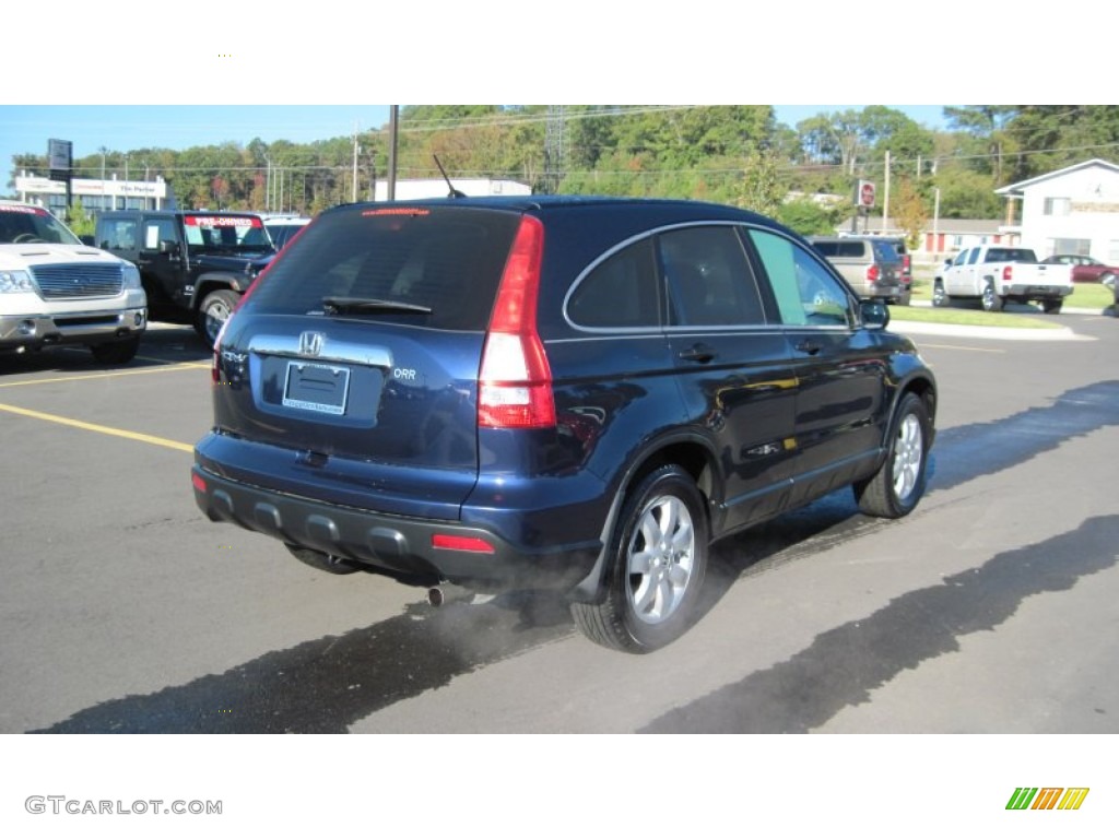 2008 CR-V EX 4WD - Royal Blue Pearl / Gray photo #5