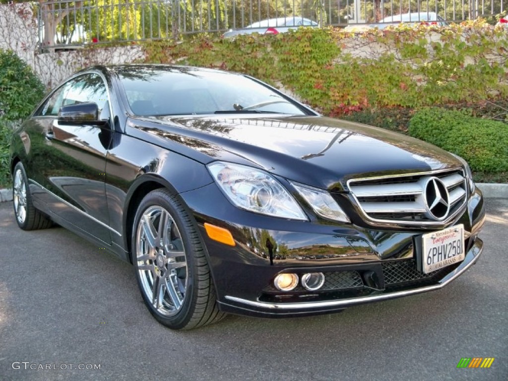 Black 2011 Mercedes-Benz E 350 Coupe Exterior Photo #56027870
