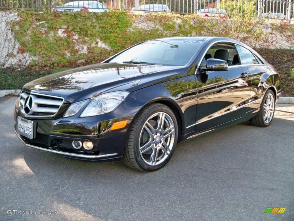 Black 2011 Mercedes-Benz E 350 Coupe Exterior Photo #56027918