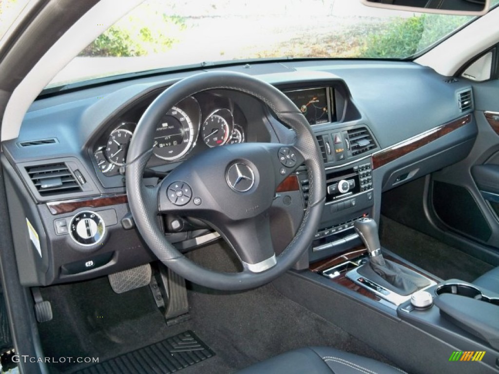 2011 Mercedes-Benz E 350 Coupe Black Dashboard Photo #56027999
