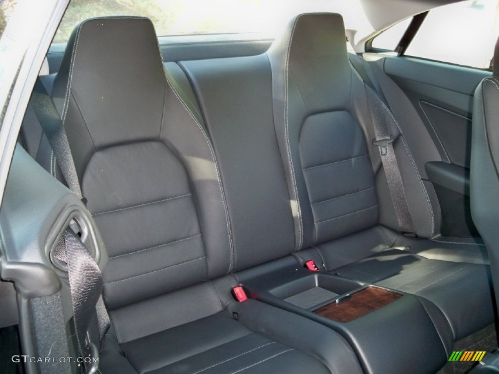Black Interior 2011 Mercedes-Benz E 350 Coupe Photo #56028083