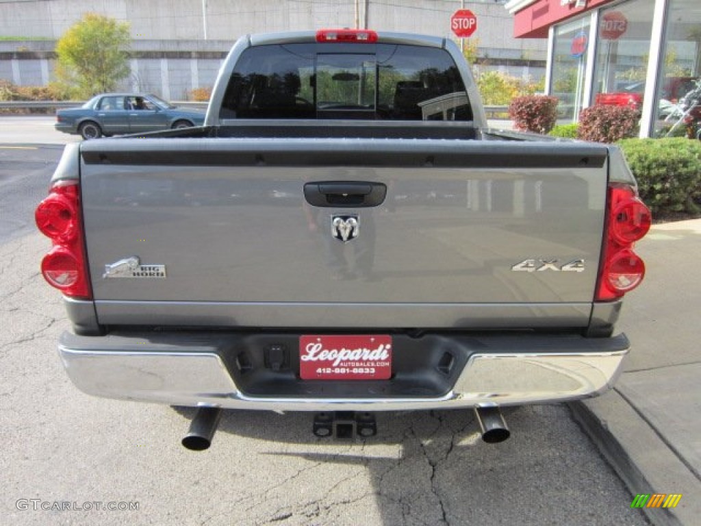 2008 Ram 1500 Big Horn Edition Quad Cab 4x4 - Mineral Gray Metallic / Medium Slate Gray photo #4