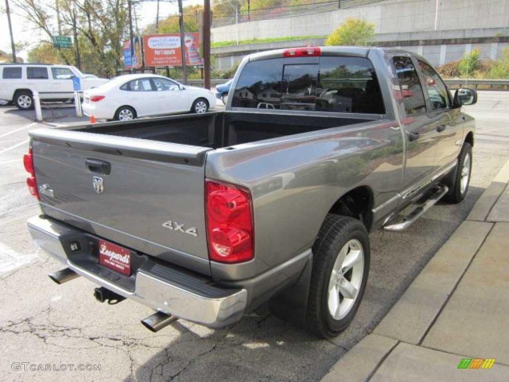 2008 Ram 1500 Big Horn Edition Quad Cab 4x4 - Mineral Gray Metallic / Medium Slate Gray photo #5