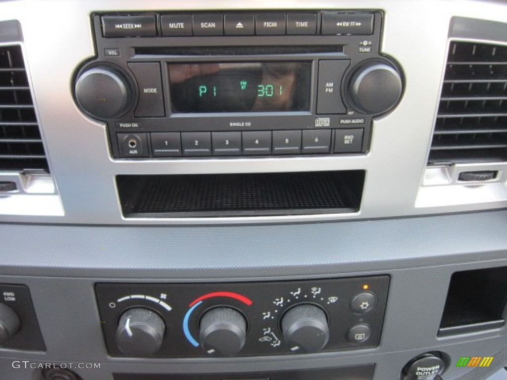 2008 Dodge Ram 1500 Big Horn Edition Quad Cab 4x4 Controls Photo #56028986