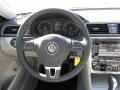 2012 Volkswagen Passat Moonrock Gray Interior Steering Wheel Photo