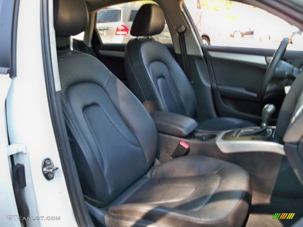 Black Interior 2010 Audi A4 2.0T Sedan Photo #56029324