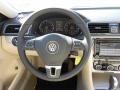 Cornsilk Beige Steering Wheel Photo for 2012 Volkswagen Passat #56029433
