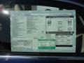 2012 Volkswagen Passat 2.5L SE Window Sticker