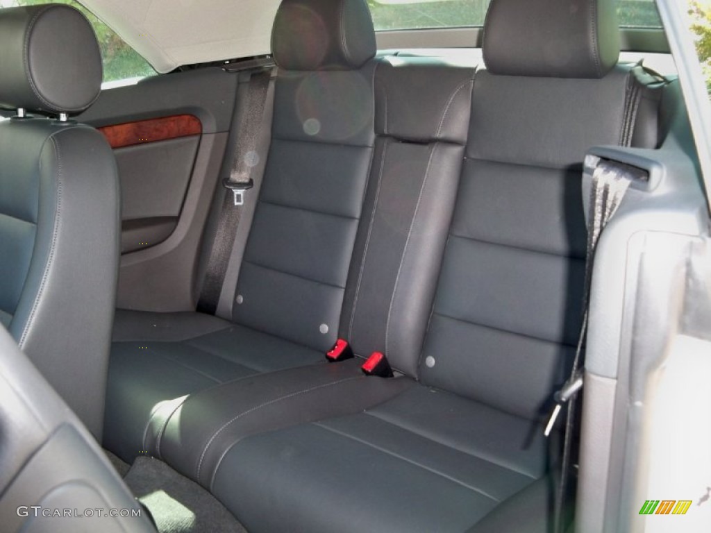 Black Interior 2009 Audi A4 2.0T Cabriolet Photo #56030567
