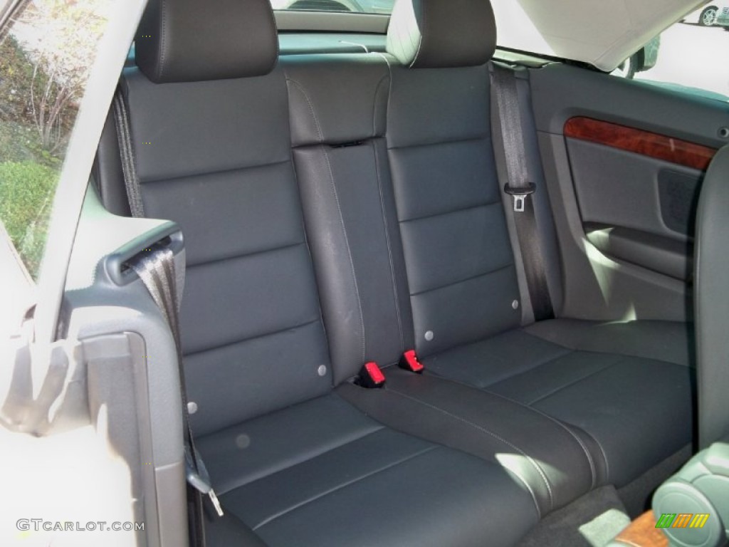 Black Interior 2009 Audi A4 2.0T Cabriolet Photo #56030585