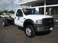 Oxford White 2007 Ford F450 Super Duty XL Regular Cab Chassis