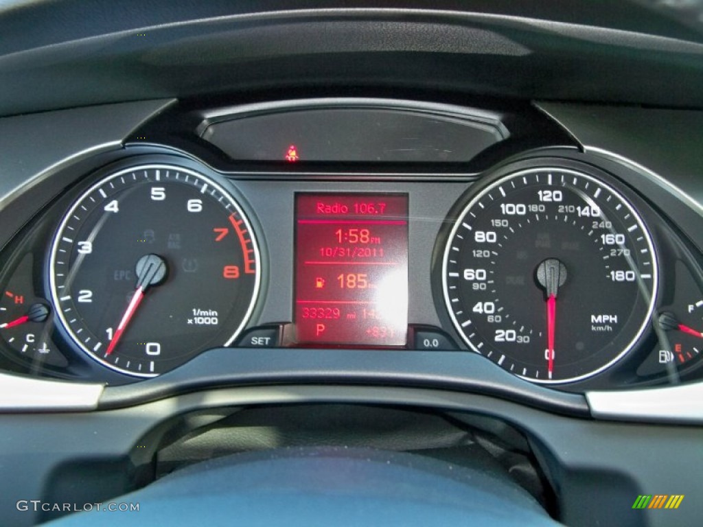 2009 A4 2.0T Premium quattro Sedan - Meteor Grey Pearl Effect / Black photo #33