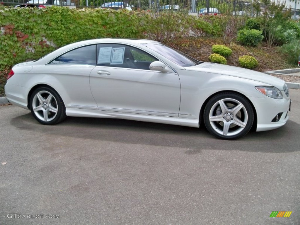 Arctic White 2009 Mercedes-Benz CL 550 4Matic Exterior Photo #56033675