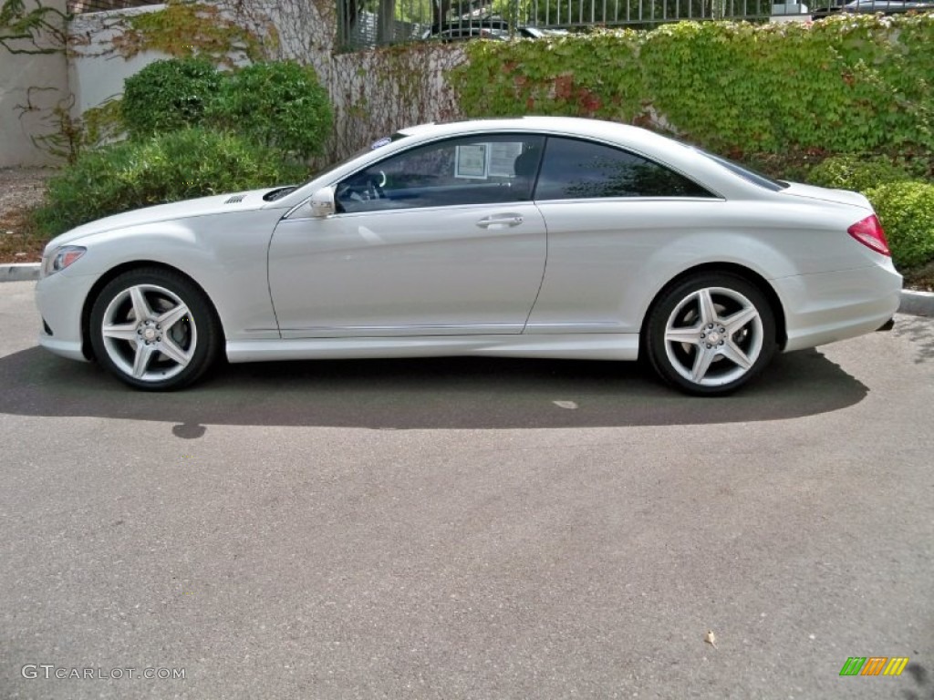 Arctic White 2009 Mercedes-Benz CL 550 4Matic Exterior Photo #56033702