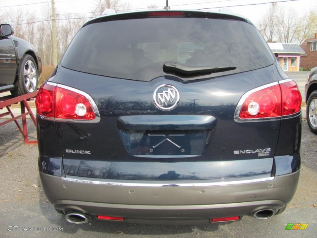 2008 Enclave CXL AWD - Carbon Black Metallic / Cashmere/Cocoa photo #19