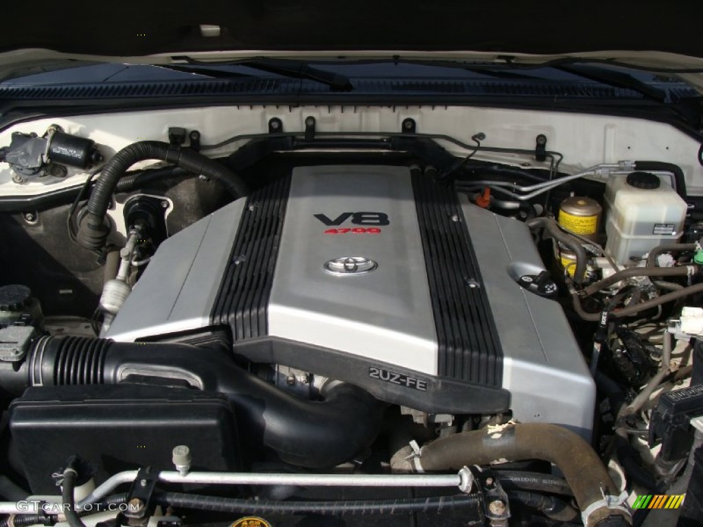 2000 Toyota Land Cruiser Standard Land Cruiser Model 4.7 Liter DOHC 32-Valve V8 Engine Photo #56035778