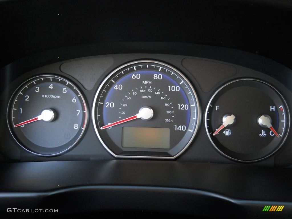 2011 Hyundai Santa Fe GLS AWD Gauges Photo #56036685