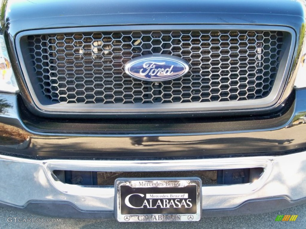 2006 F150 XLT SuperCab - Black / Medium/Dark Flint photo #11