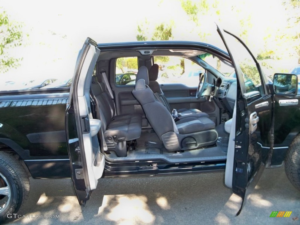 2006 F150 XLT SuperCab - Black / Medium/Dark Flint photo #19