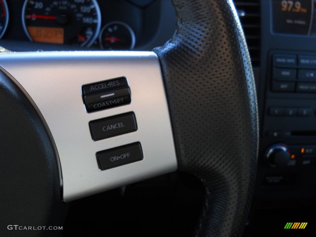 2008 Pathfinder LE V8 4x4 - Super Black / Graphite photo #11