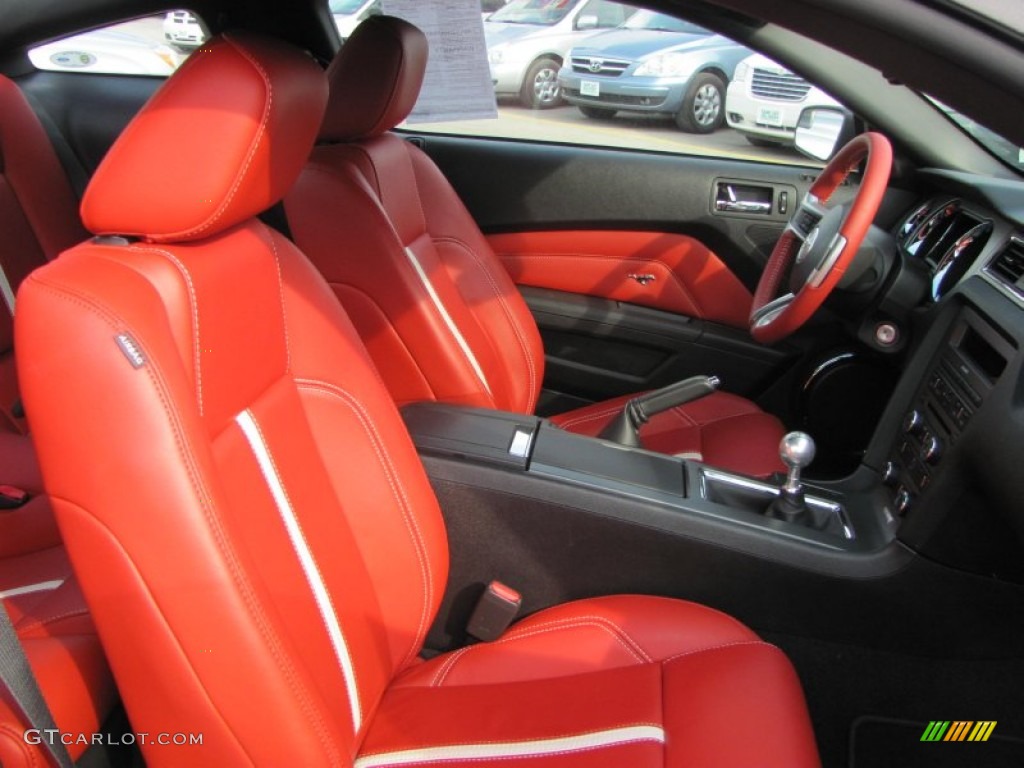 Brick Red Cashmere Interior 2012 Ford Mustang Gt Premium