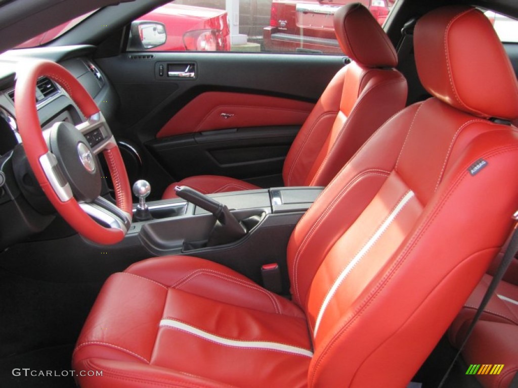 Brick Red/Cashmere Interior 2012 Ford Mustang GT Premium Coupe Photo #56038882