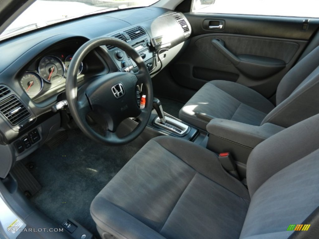Gray Interior 2003 Honda Civic Ex Sedan Photo 56039309