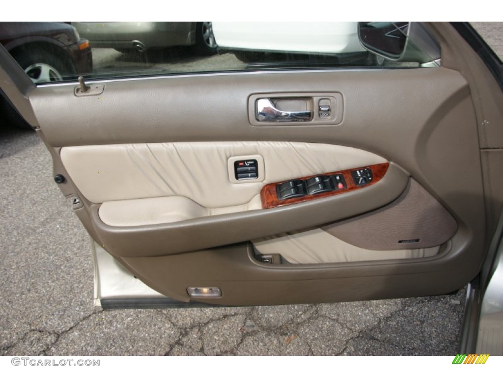 2002 Acura RL 3.5 Sedan Parchment Door Panel Photo #56039714