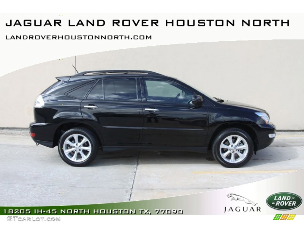 2009 RX 350 - Obsidian Black / Light Gray photo #1