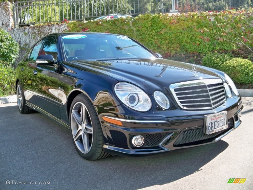 2009 E 63 AMG Sedan - Black / Black photo #1