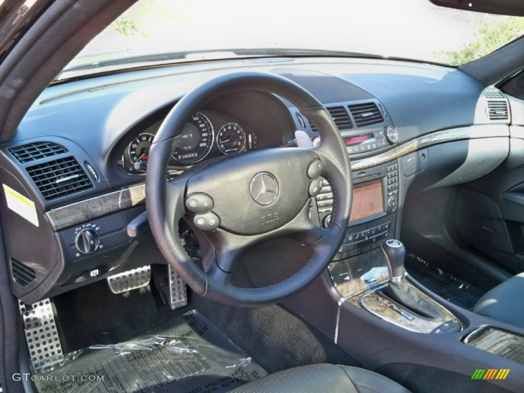Black Interior 2009 Mercedes-Benz E 63 AMG Sedan Photo #56043767