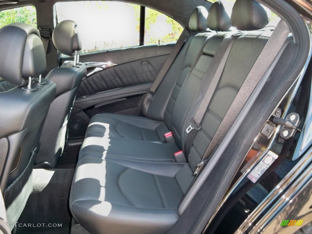 Black Interior 2009 Mercedes-Benz E 63 AMG Sedan Photo #56043803
