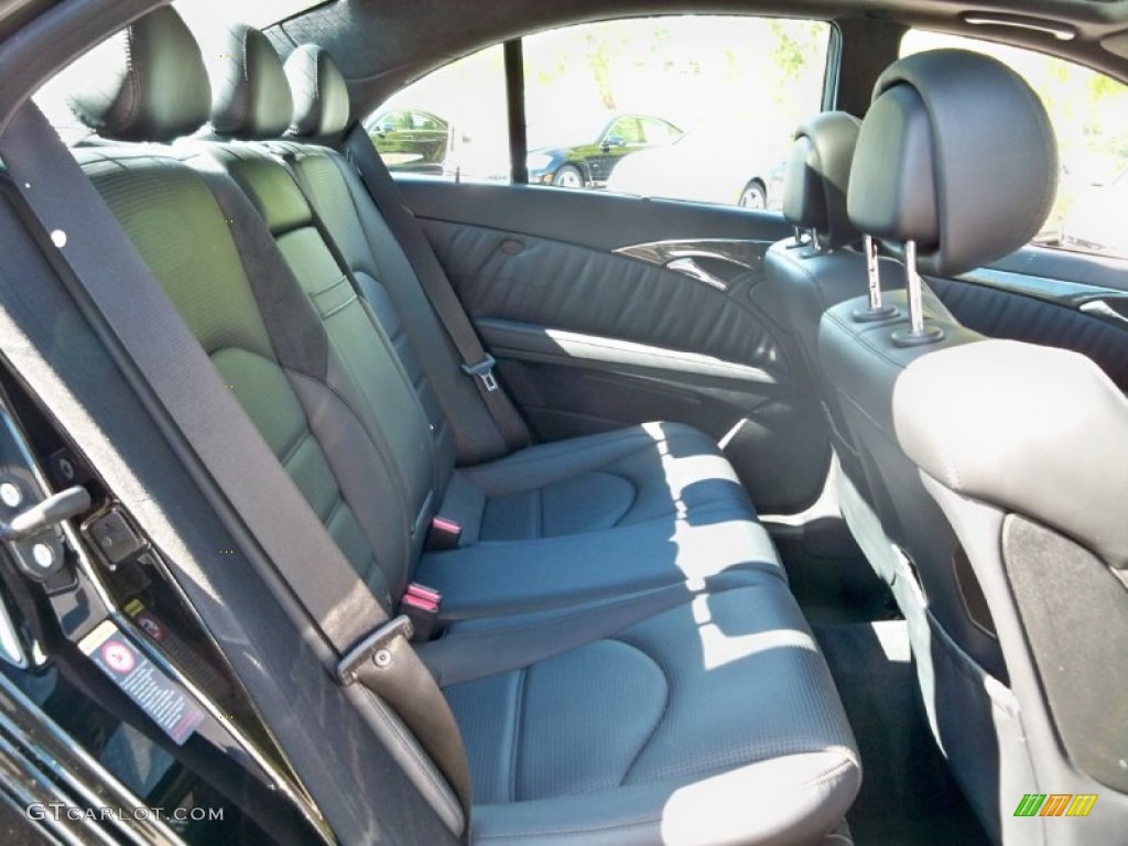 Black Interior 2009 Mercedes-Benz E 63 AMG Sedan Photo #56043841