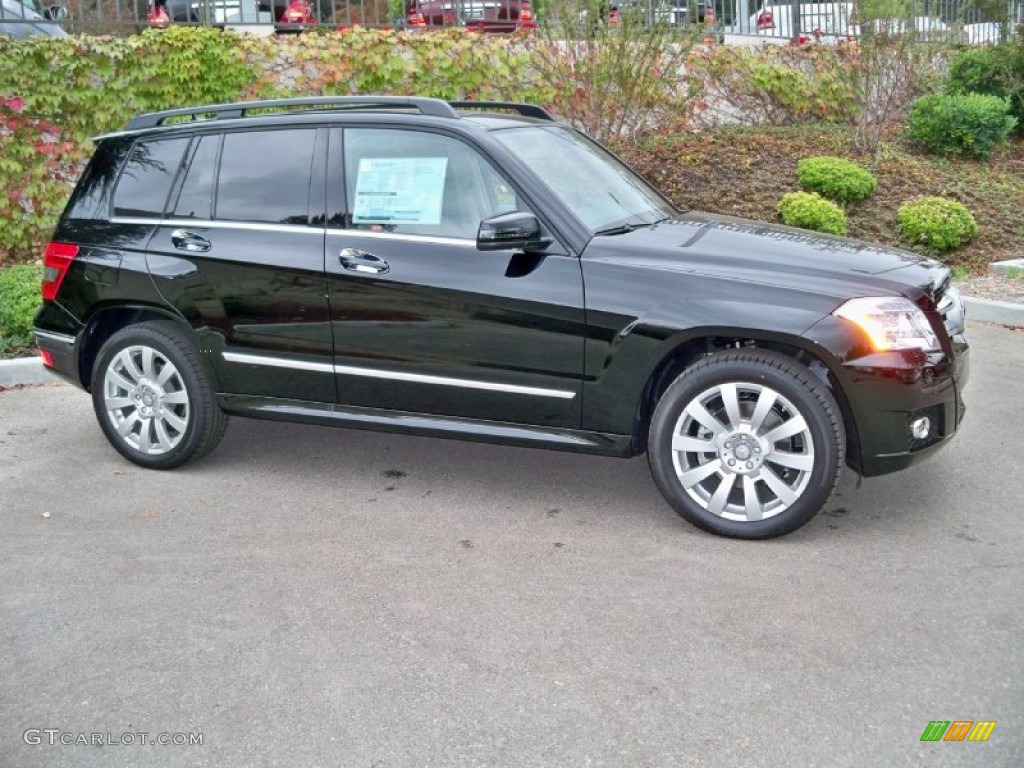 Black 2012 Mercedes-Benz GLK 350 4Matic Exterior Photo #56045628