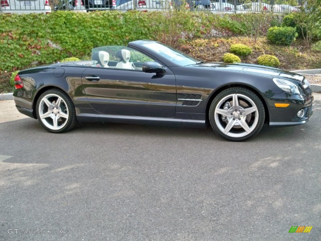 Black 2012 Mercedes-Benz SL 550 Roadster Exterior Photo #56045723