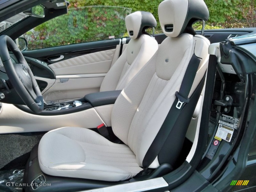 designo White Interior 2012 Mercedes-Benz SL 550 Roadster Photo #56045798